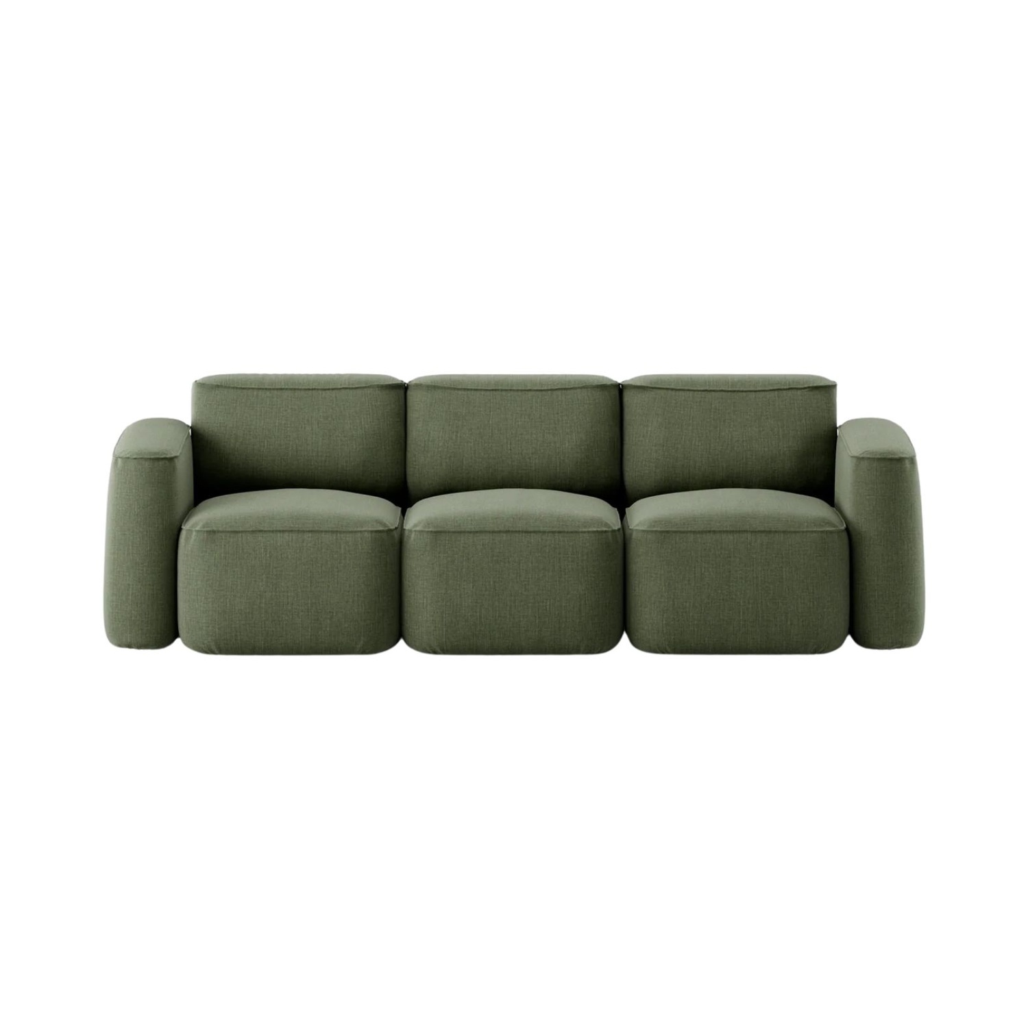 Massproductions PATCH -3-istuttava sohva, kapea