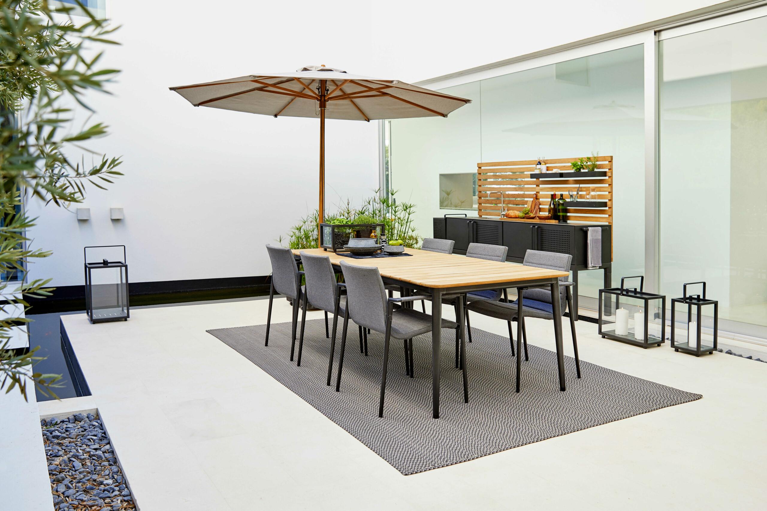 Cane-line DROP extendable dining table - Image 9