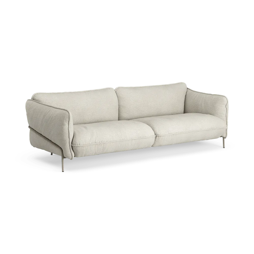 Swedese CONTINENTAL -sohva, beige/kromi