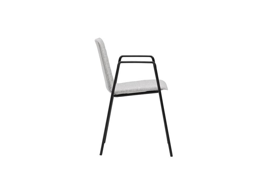 Andreu World FLEX HIGH BACK -tuoli, harmaa/musta SO1610 - Image 3