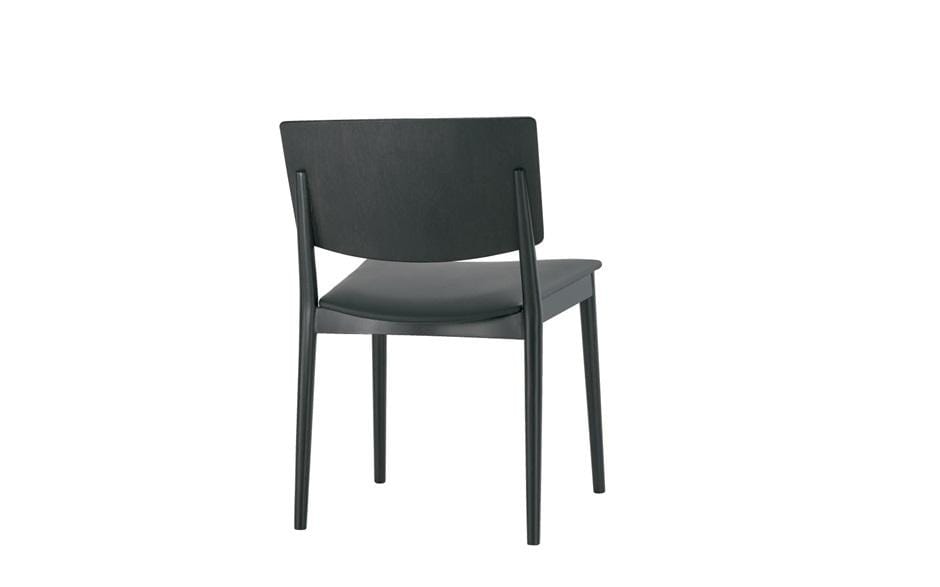 Andreu World HAPPY -tuoli, musta nahka/musta pyökki SI0377 - Image 3