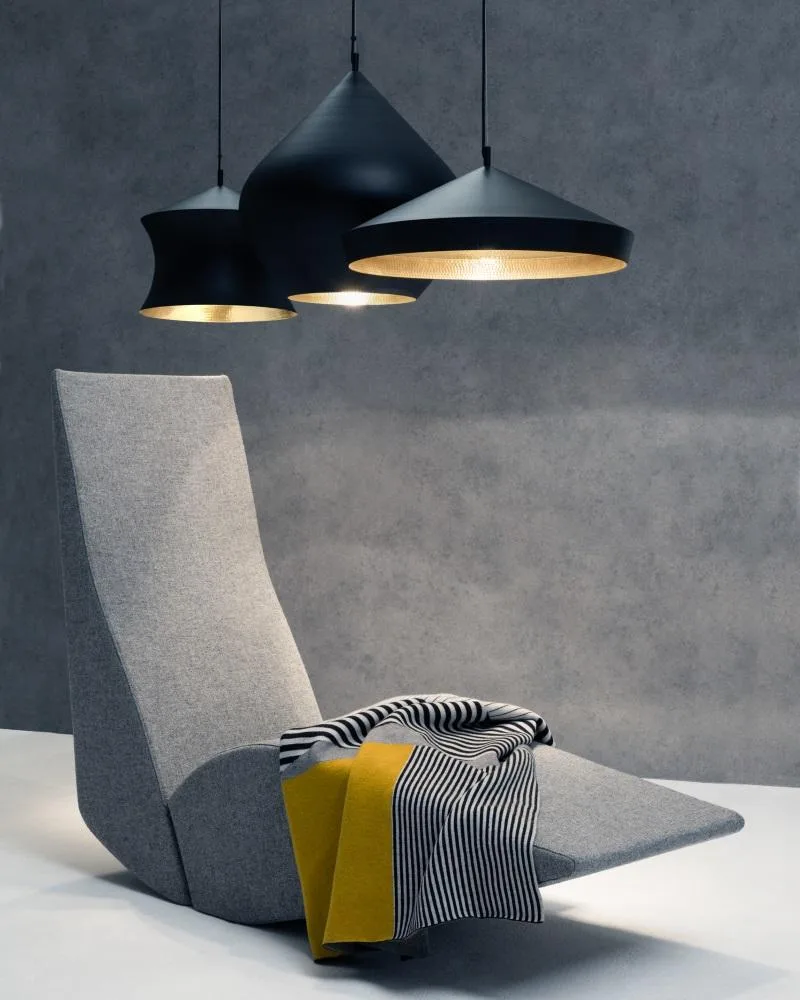 Tom Dixon BEAT FLAT LED pendant, black - Image 2