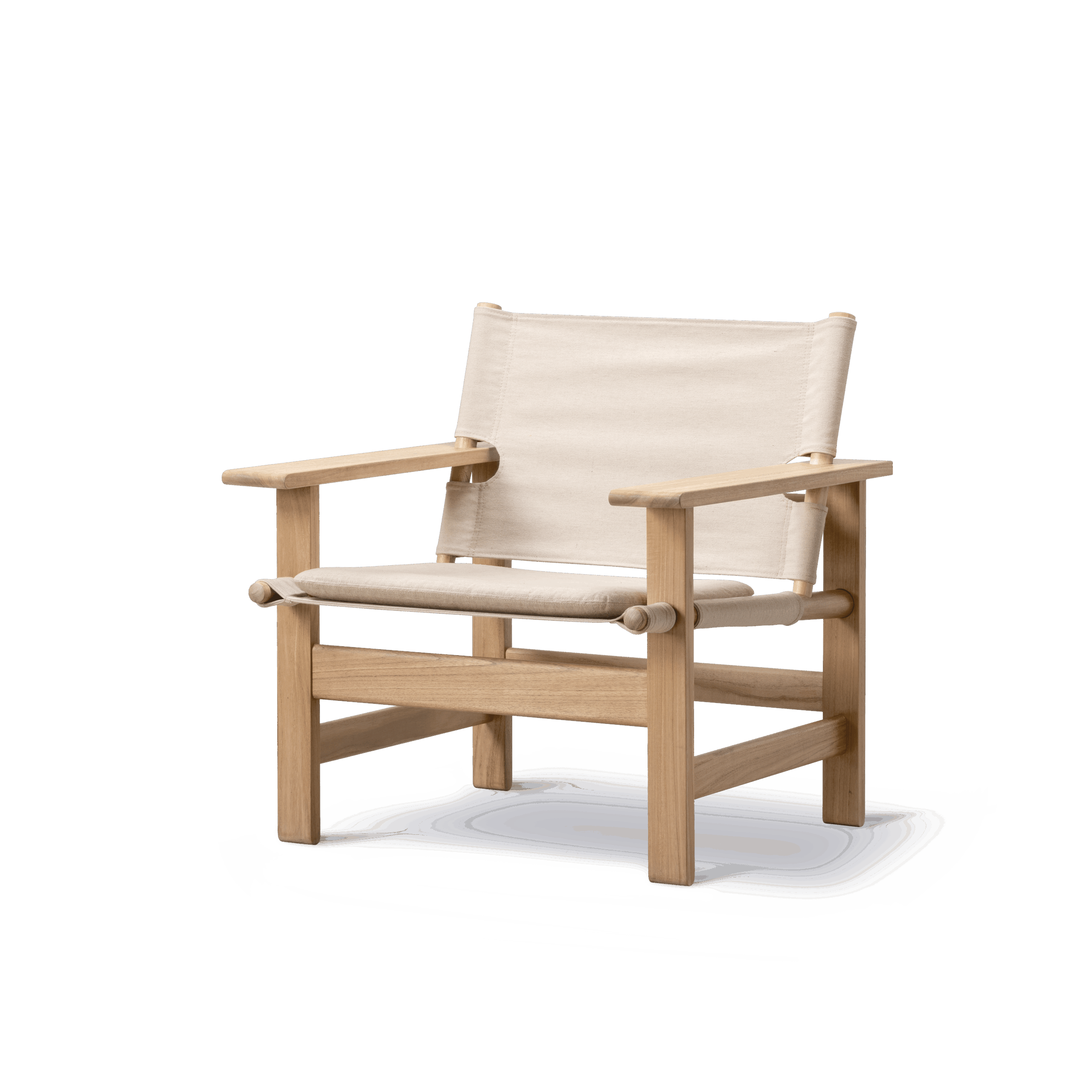 Fredericia THE CANVAS CHAIR OUTDOOR -nojatuoli tyynyllä