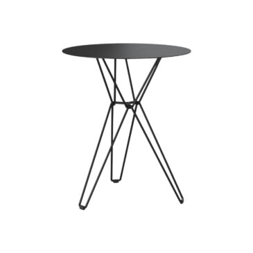 Massproductions TIO- café pöytä Ø60cm, musta teräs – Designsuosikki