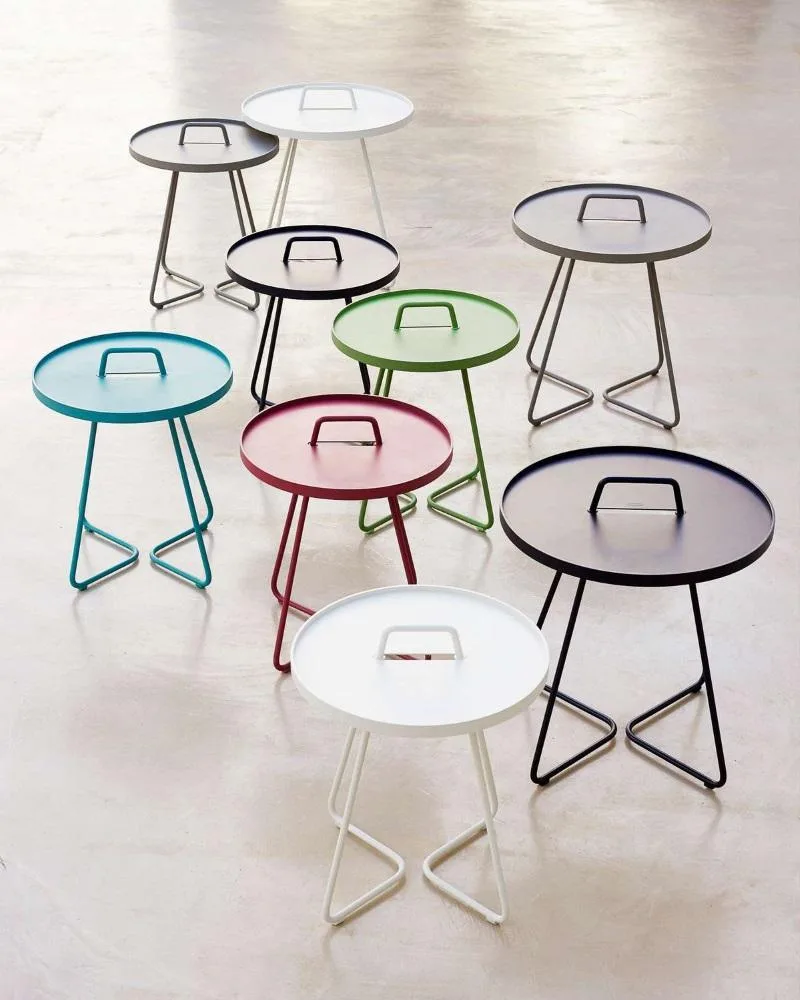 Cane-line ON-THE-MOVE side table, small, black - Image 3