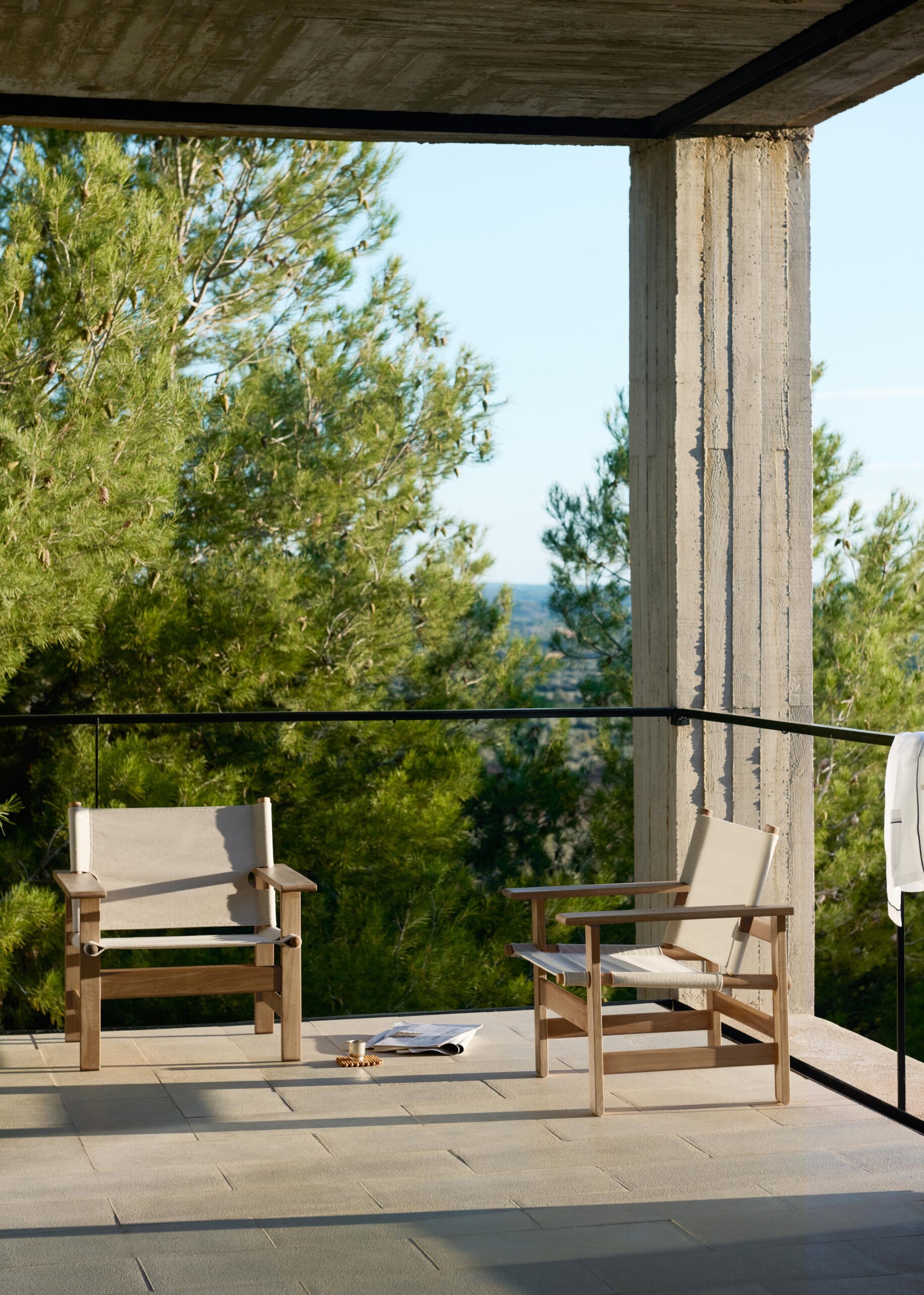 Fredericia THE CANVAS CHAIR OUTDOOR -nojatuoli tyynyllä - Image 9