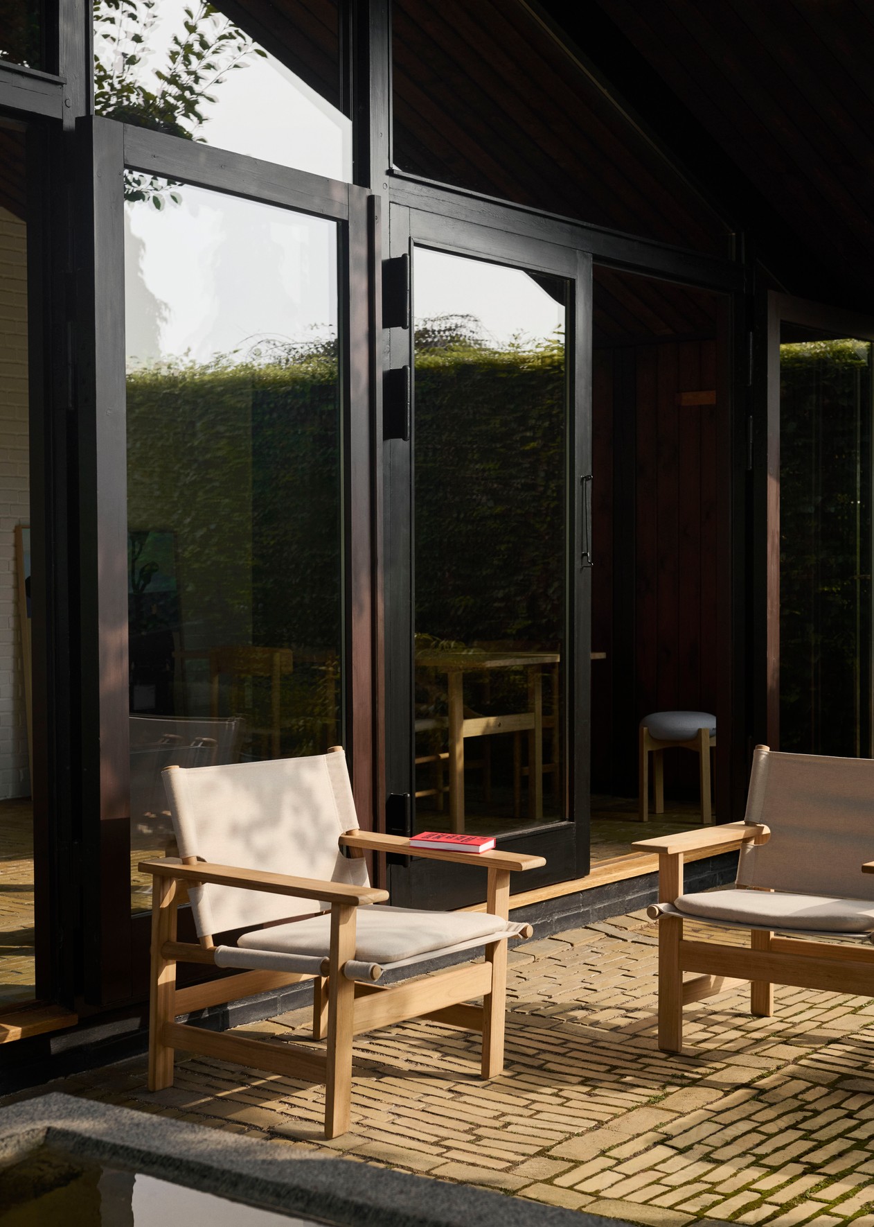 Fredericia THE CANVAS CHAIR OUTDOOR -nojatuoli tyynyllä - Image 3
