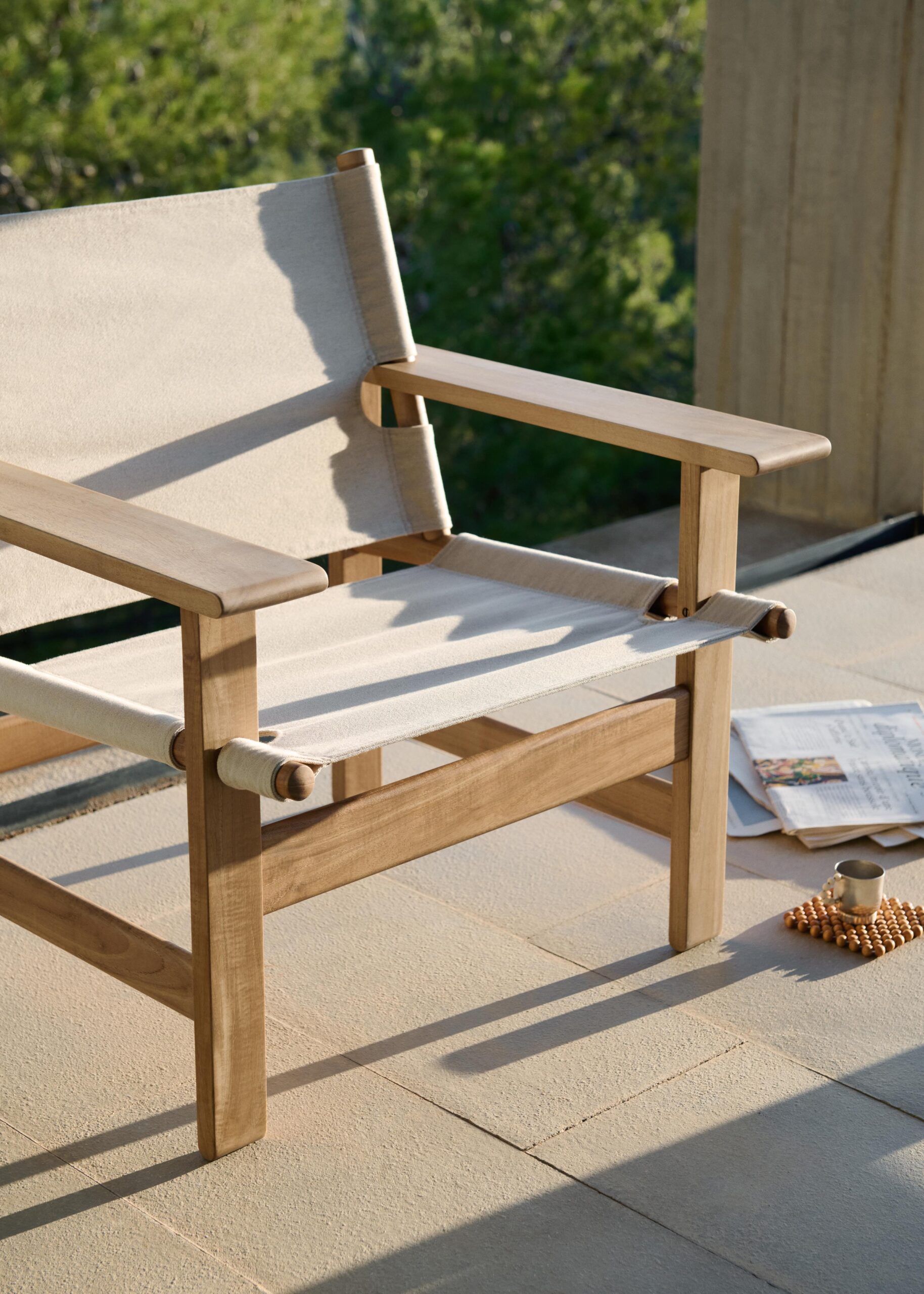 Fredericia THE CANVAS CHAIR OUTDOOR -nojatuoli tyynyllä - Image 7