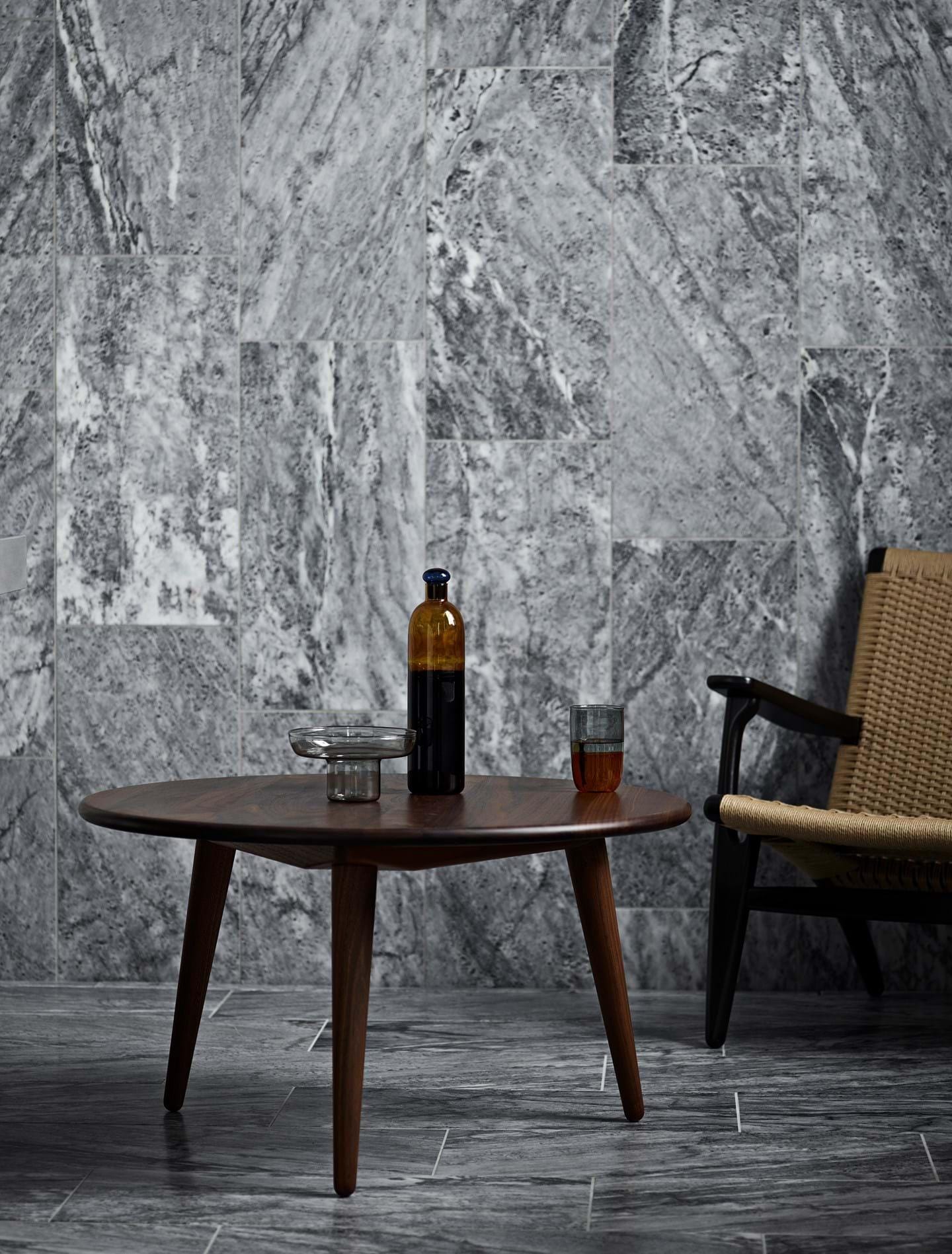 Carl Hansen CH25 -tuoli, musta tammi/luonnonvärinen paperinaru - Image 4