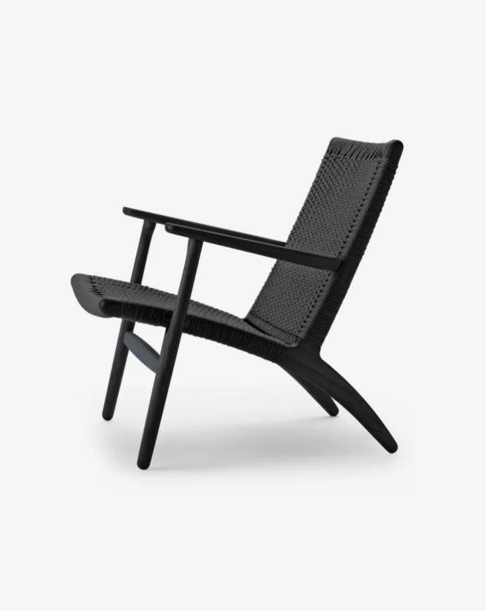Carl Hansen CH25 -tuoli, musta tammi/musta paperinaru - Image 2