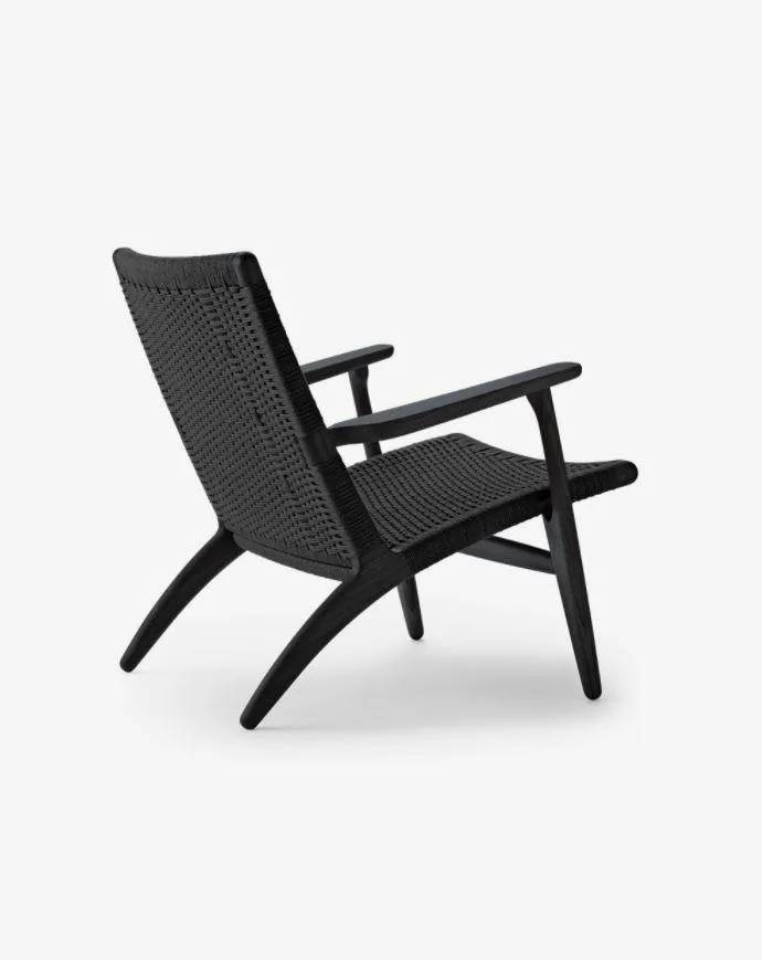 Carl Hansen CH25 -tuoli, musta tammi/musta paperinaru - Image 3