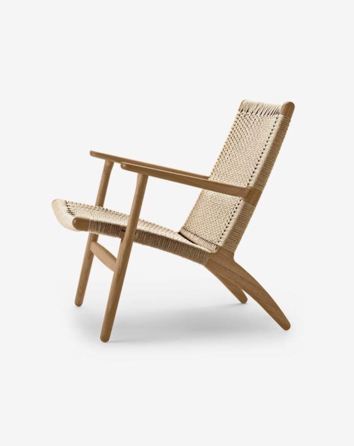 Carl Hansen CH25 -tuoli, öljytty tammi/luonnonvärinen paperinaru - Image 2