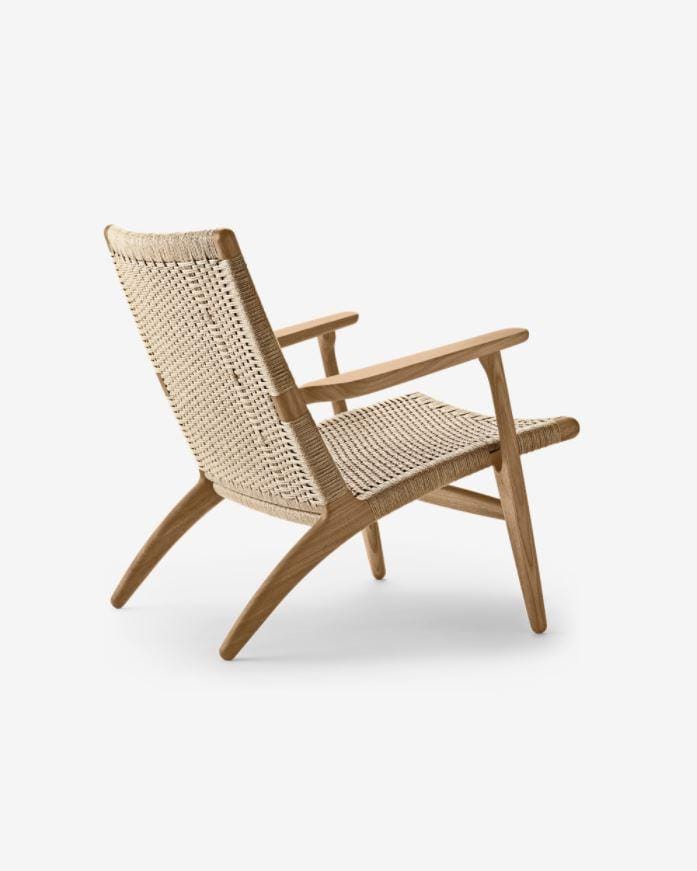 Carl Hansen CH25 -tuoli, öljytty tammi/luonnonvärinen paperinaru - Image 3