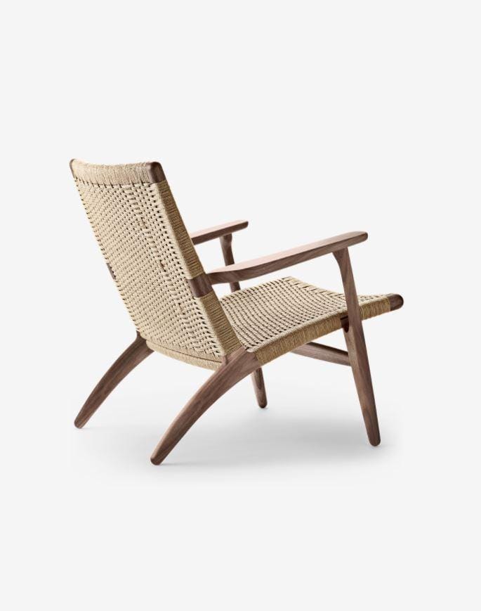 Carl Hansen CH25 -tuoli, öljytty pähkinä/luonnonvärinen paperinaru - Image 3
