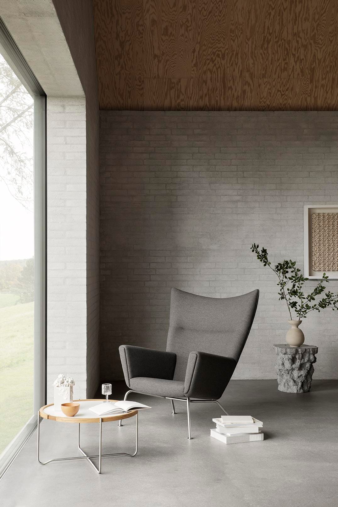 Carl Hansen CH446 jalkarahi, harmaa - Image 4