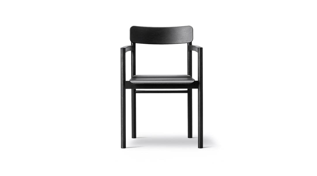 Fredericia POST chair, black lacquered oak