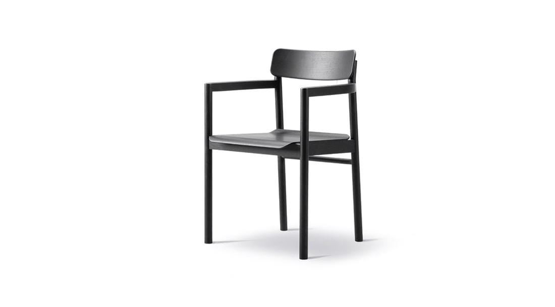 Fredericia POST chair, black lacquered oak - Image 2