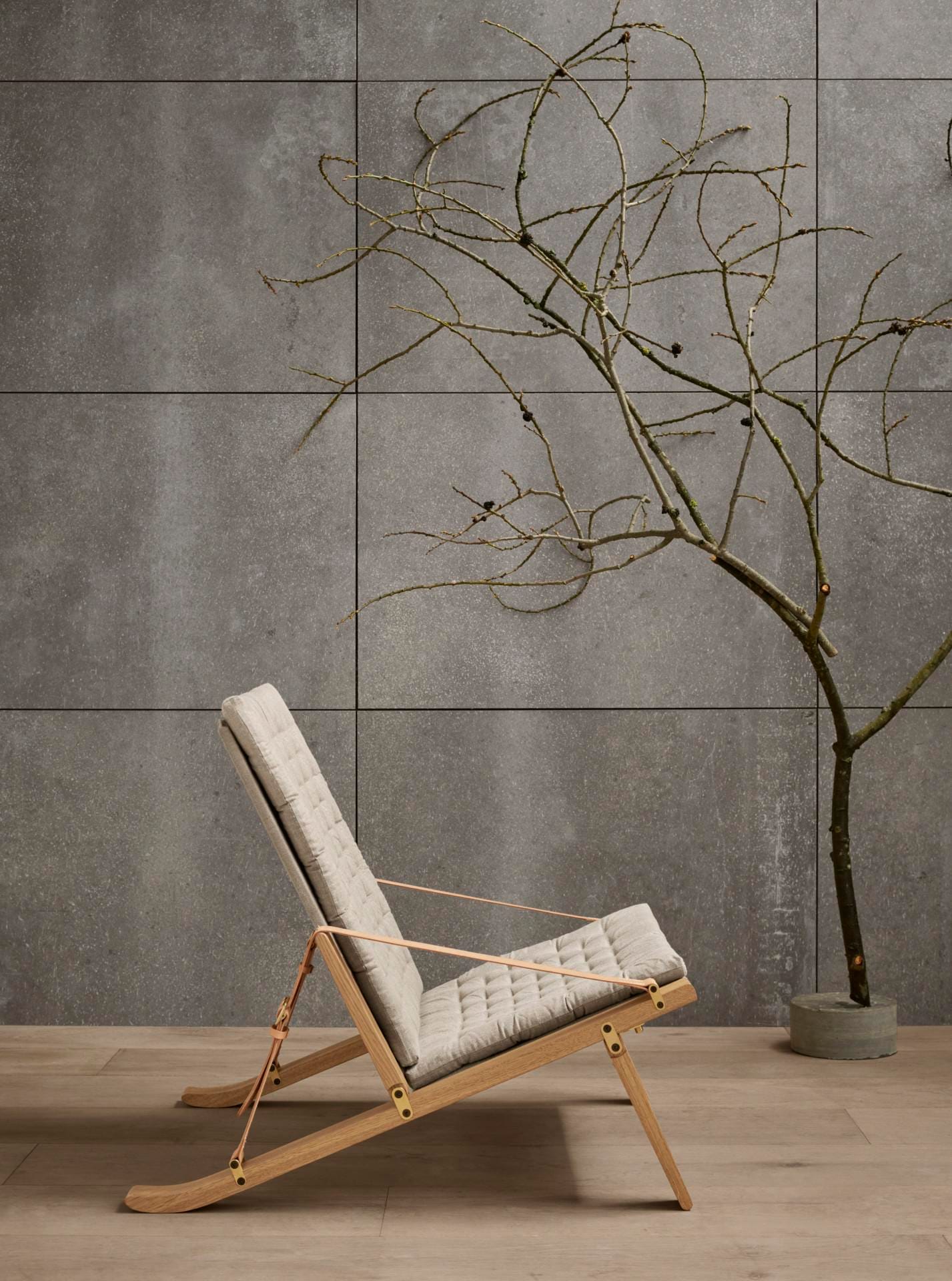 Carl Hansen FK11 PLICO -tuoli, öljytty tammi/luonnonvärinen kangas - Image 5