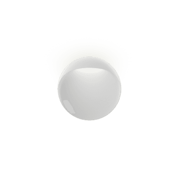 Louis Poulsen FLINDT -seinävalaisin, Ø20cm, valkoinen, IP65