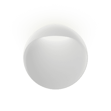 Louis Poulsen FLINDT -seinävalaisin, Ø30cm, valkoinen, IP65