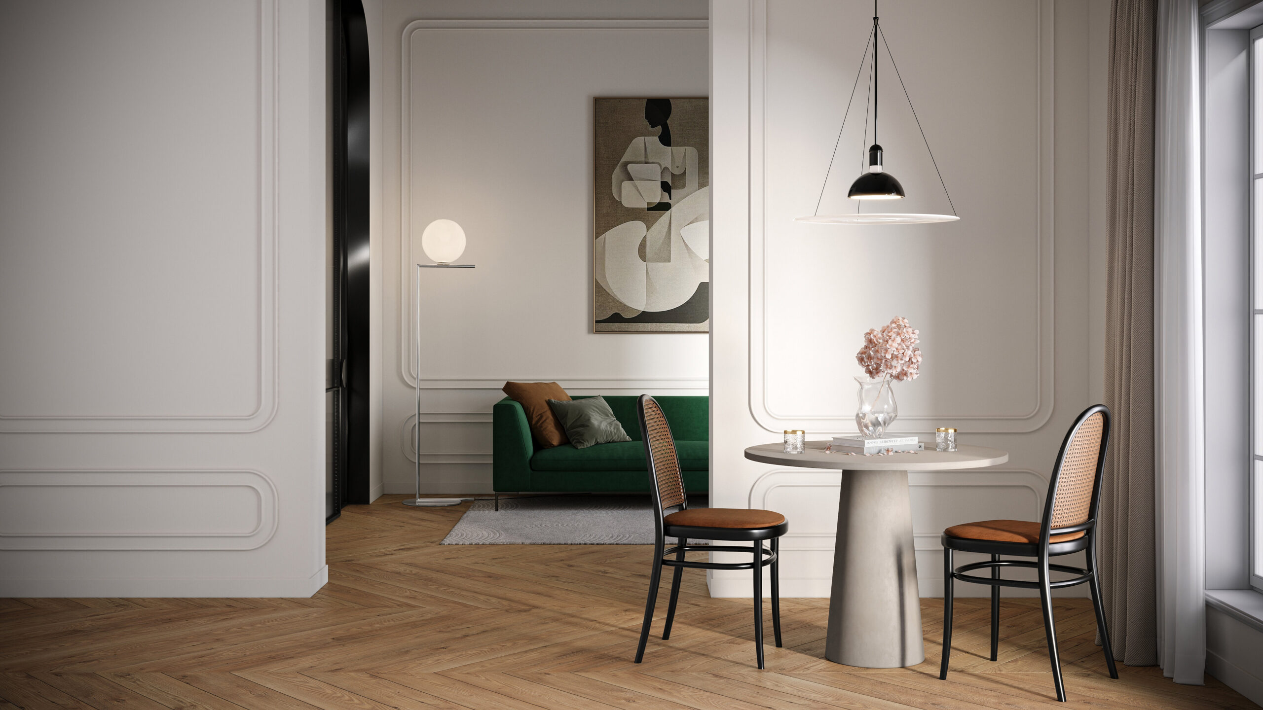 Flos IC F1 -lattiavalaisin - Image 2