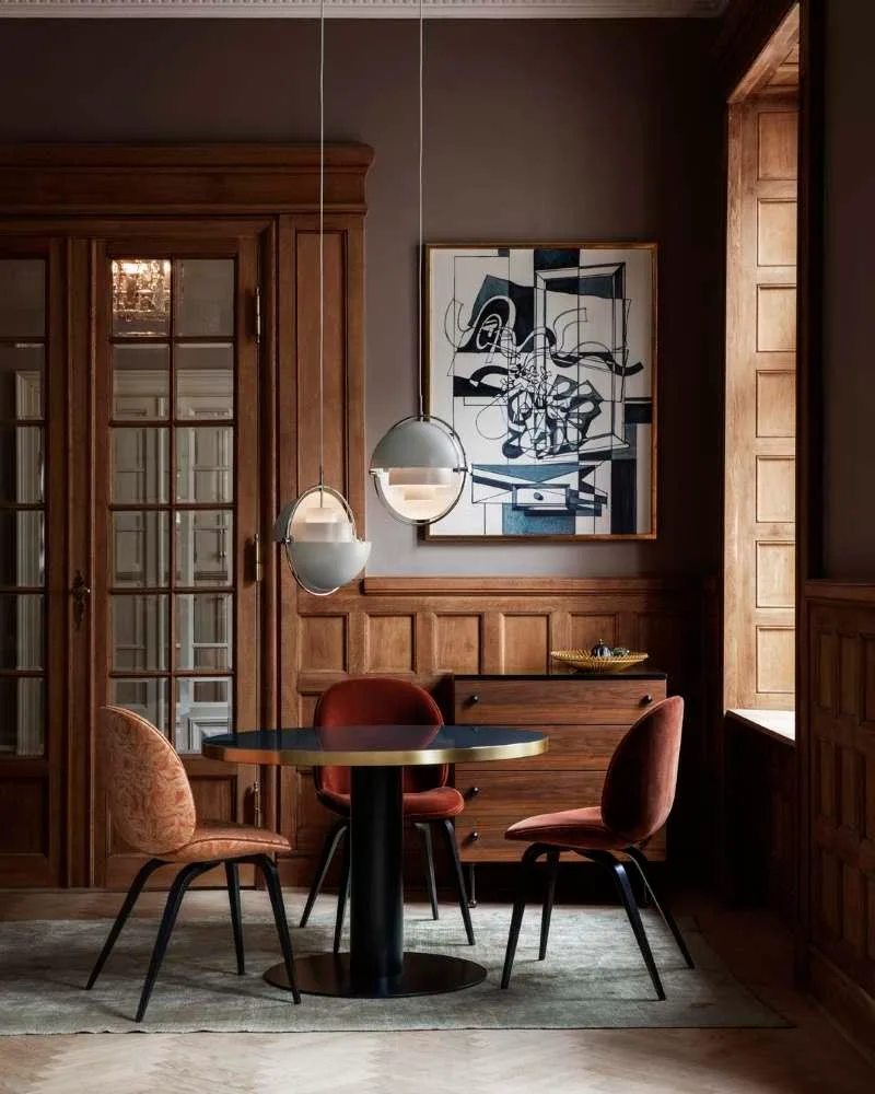 GUBI MULTI-LITE pendant, light grey/brass - Image 4