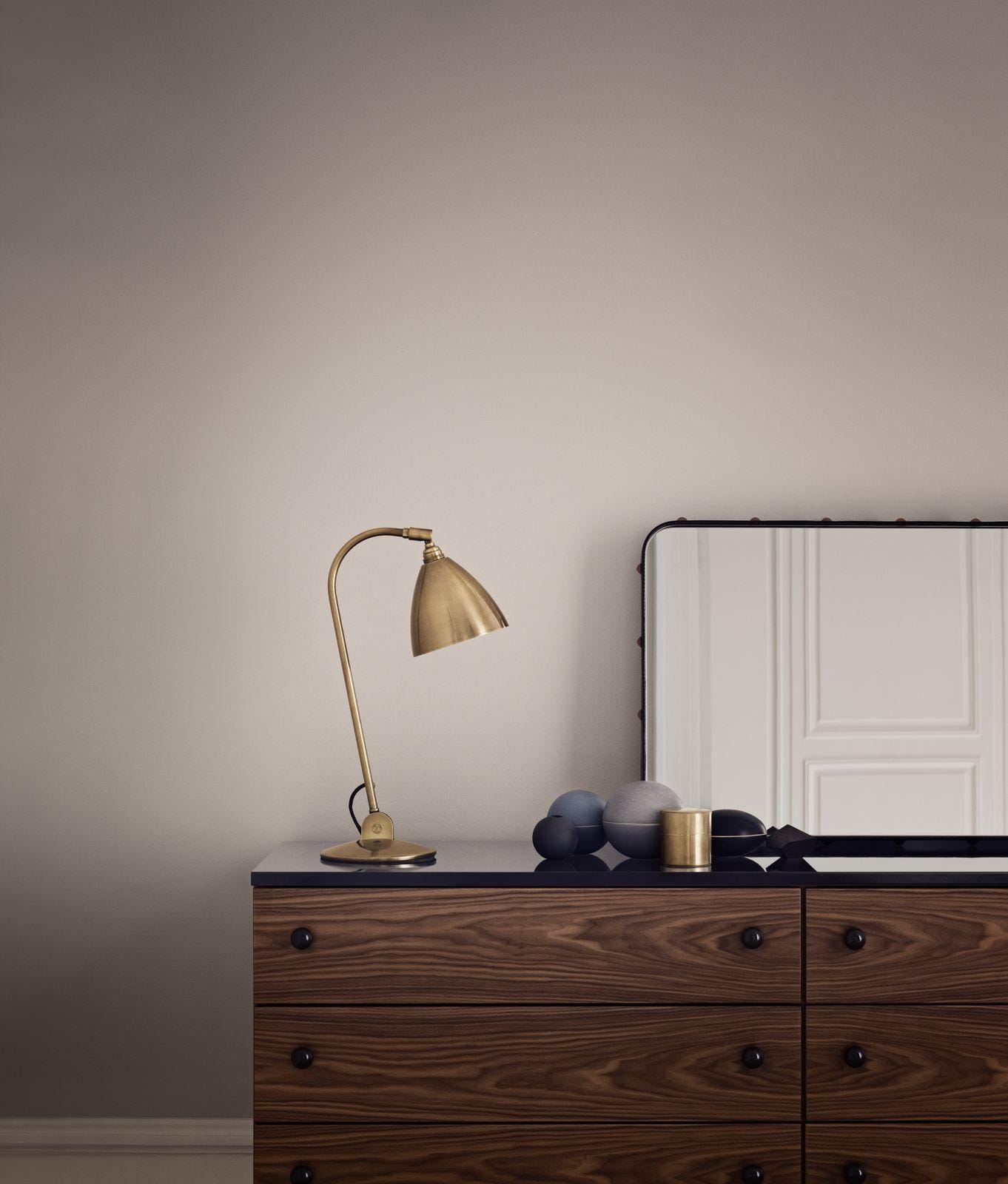 GUBI ADNET RECTANGULAR -peili, 70x115cm, musta - Image 3