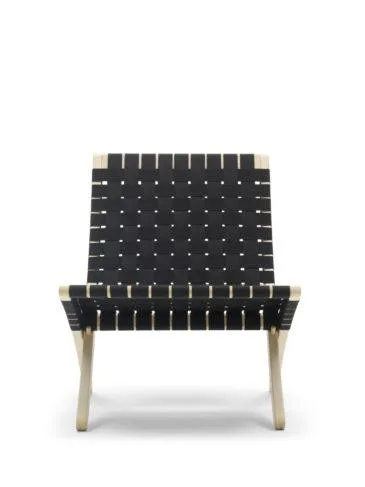 Carl Hansen MG501 CUBA -nojatuoli, saippuoitu tammi/musta punos
