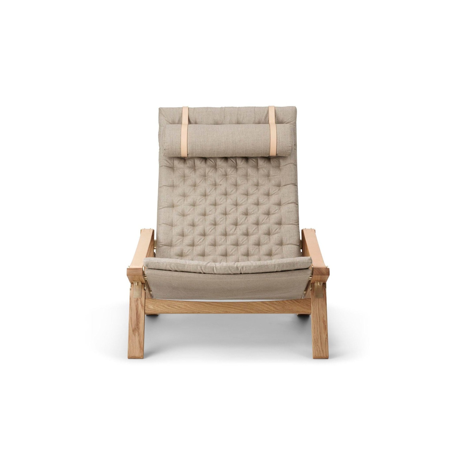 Carl Hansen FK10 PLICO -tuoli, öljytty tammi/luonnonvärinen kangas