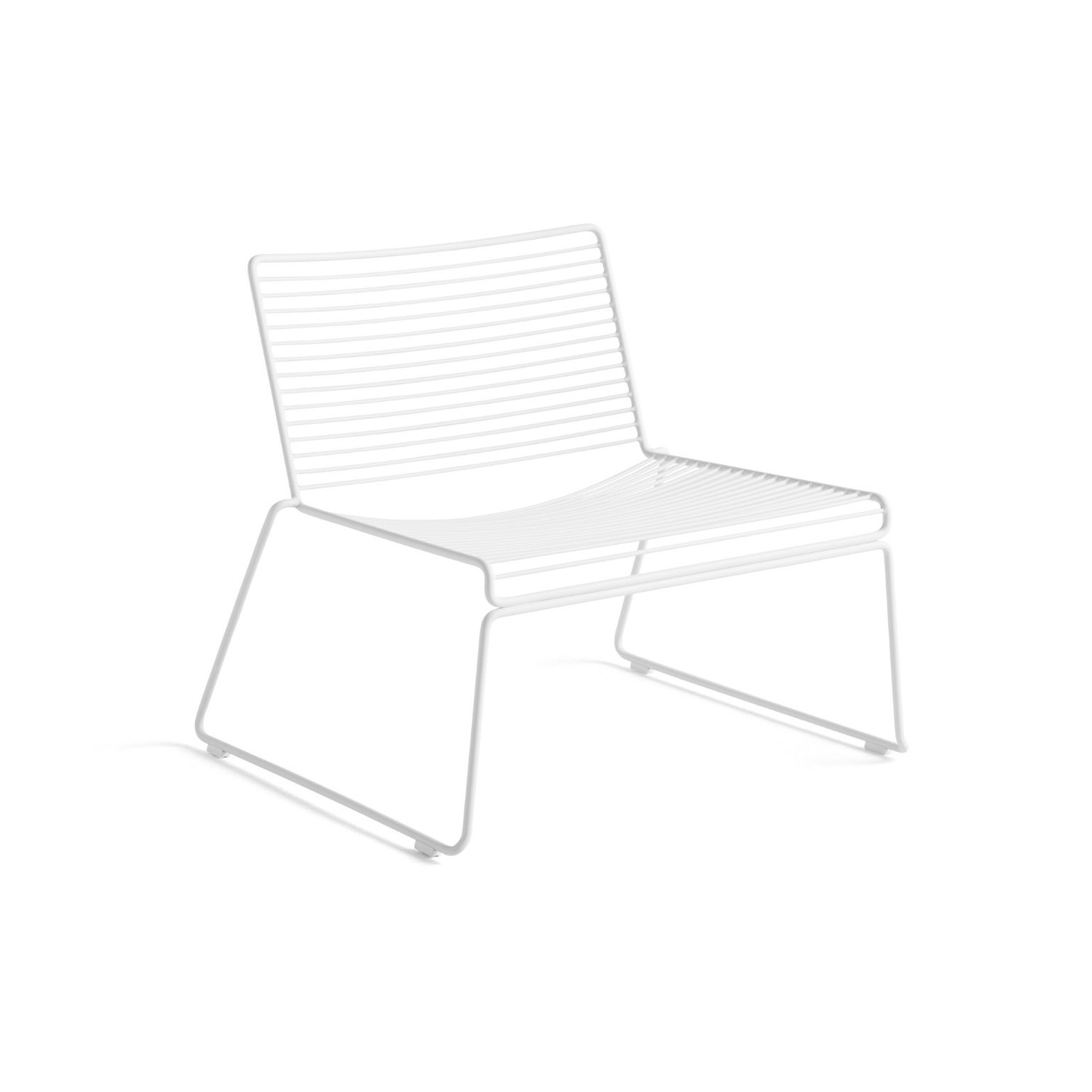 HAY HEE-nojatuoli, valkoinen metalli – Designsuosikki