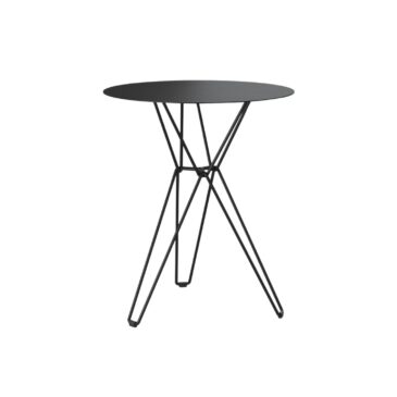 Massproductions TIO- café pöytä Ø60cm, musta teräs