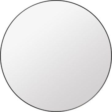GUBI -peili pyöreä, musta messinki