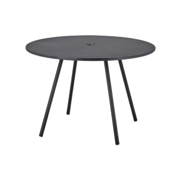 Cane-line AREA -pöytä Ø110 cm, tummanharmaa