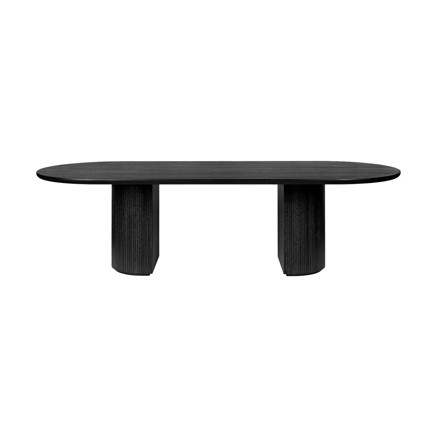 GUBI MOON-ruokapöytä 258cm, mustanruskea tammi – Designsuosikki