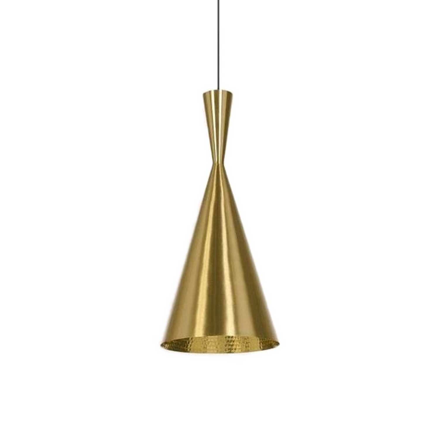 Tom Dixon BEAT TALL LED pendant, brass