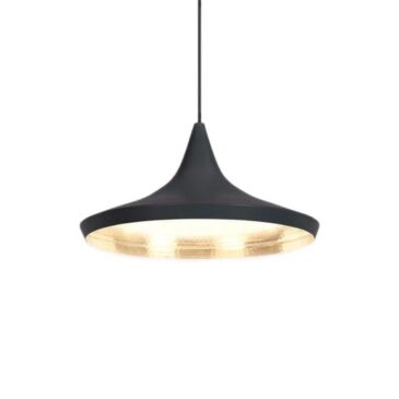 Tom Dixon BEAT WIDE -riippuvalaisin, musta metalli/messinki – Designsuosikki