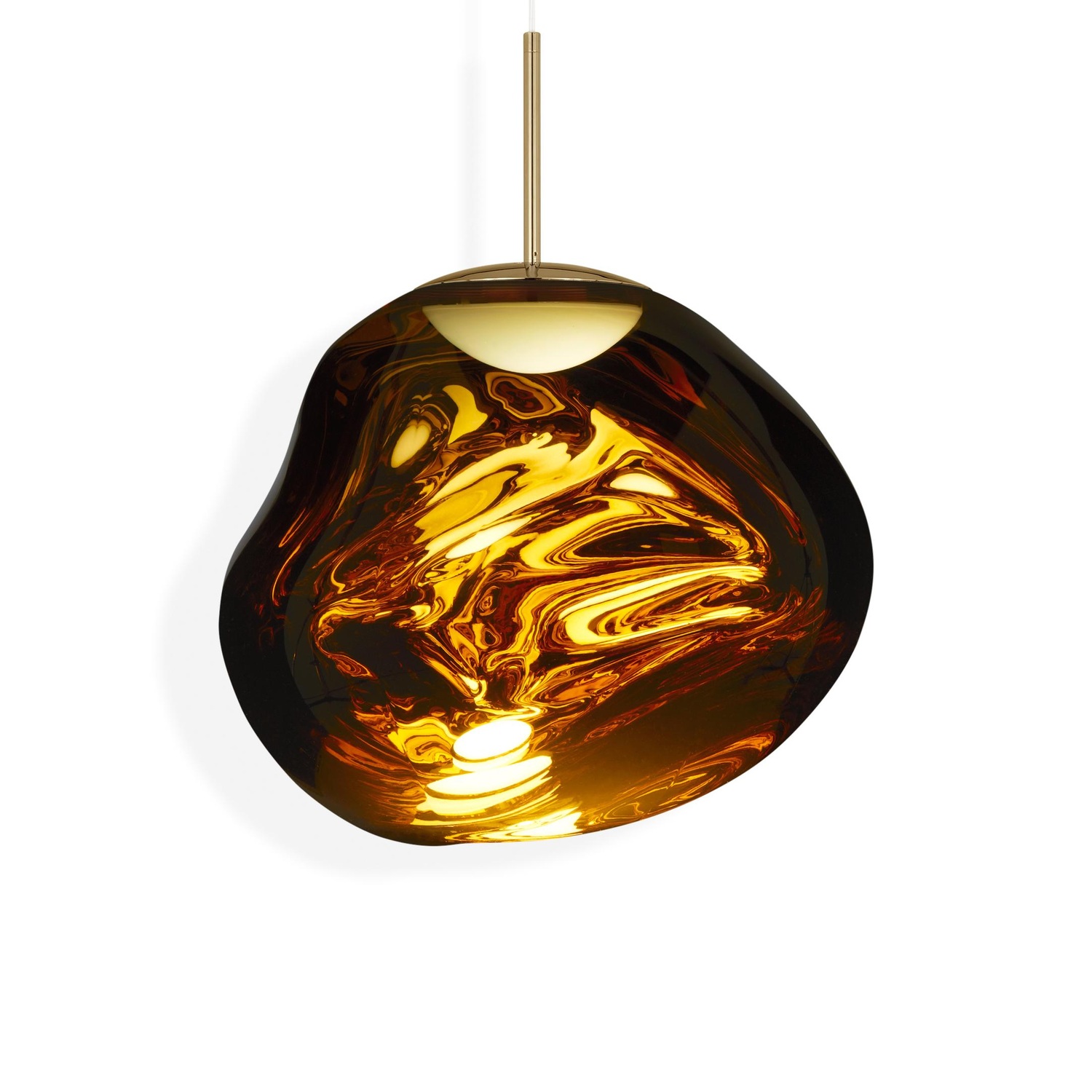 Tom Dixon MELT-riippuvalaisin, kultainen polykarbonaatti – Designsuosikki