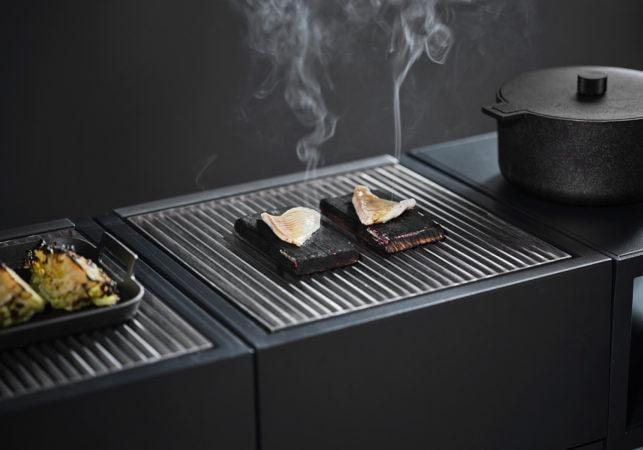 Röshults OPEN KITCHEN -hiiligrillimoduuli, antrasiitti - Image 4