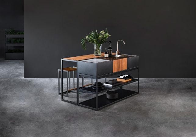 Röshults OPEN KITCHEN -hiiligrillimoduuli, antrasiitti - Image 3