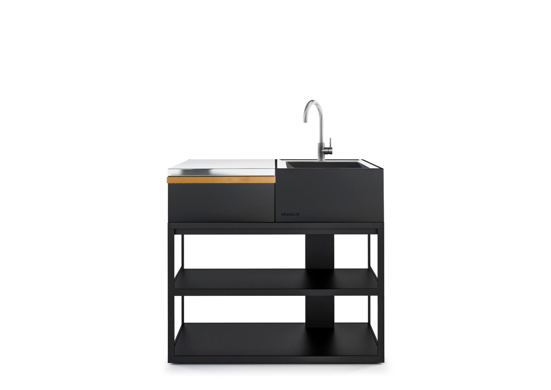 Röshults OPEN KITCHEN -runko 100 cm, antrasiitti - Image 2