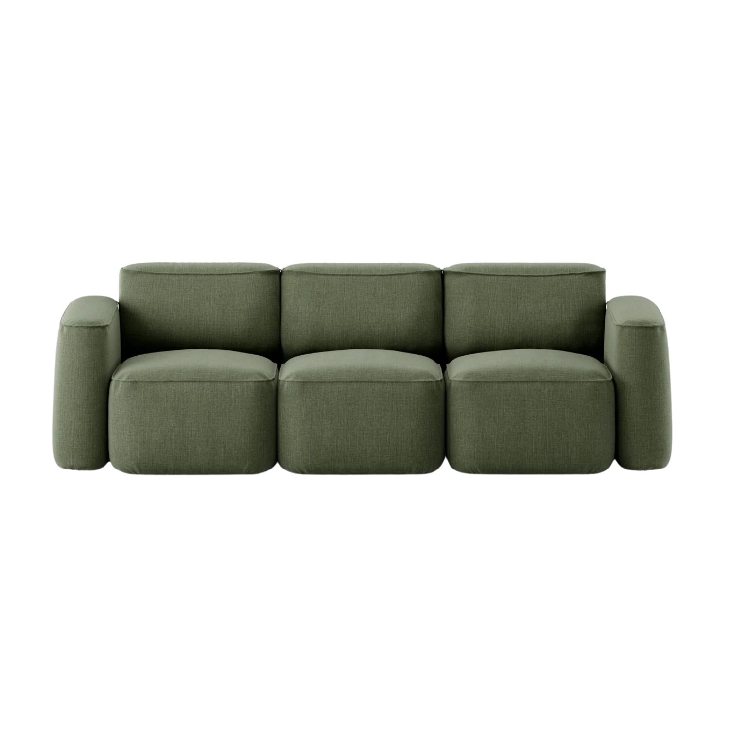 Massproductions PATCH -3-istuttava sohva, kapea