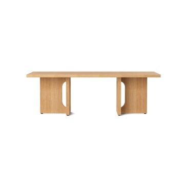 Audo Copenhagen ANDROGYNE-sohvapöytä 120x45cm, tammi – Designsuosikki