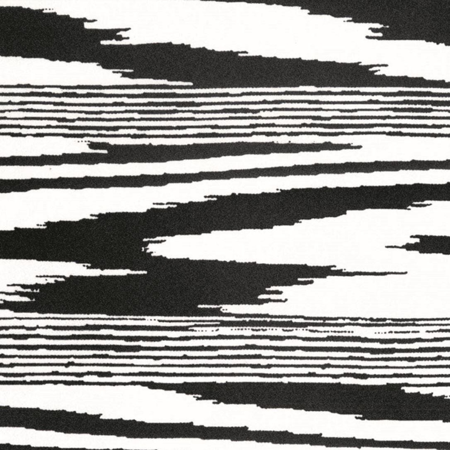 Missoni Home Fiamma flock - tapetti, mustavalkoinen