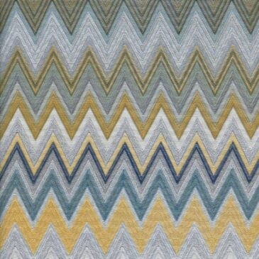 Missoni Home Zig Zag multicolore metallic - tapetti, vihreä