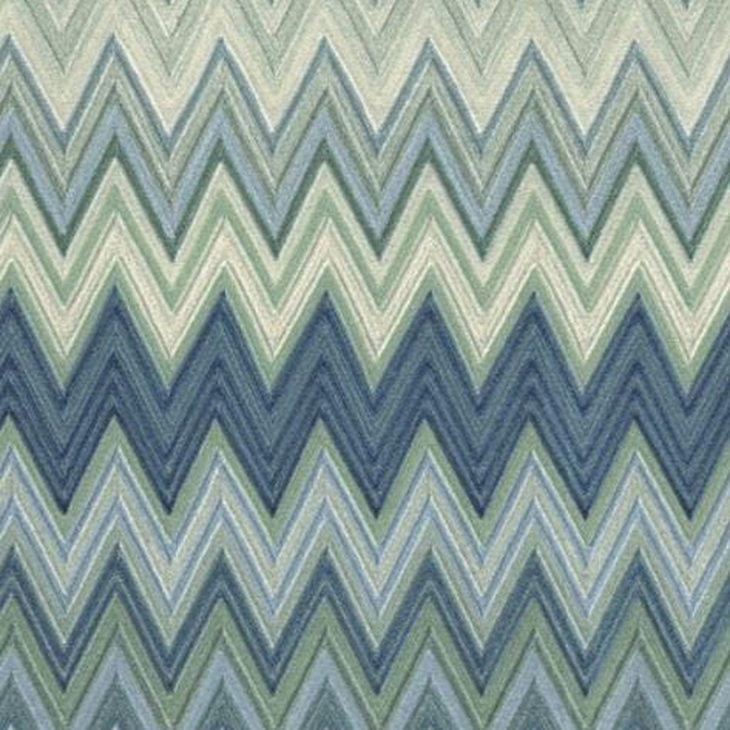 Missoni Home Zig Zag Multicolore - tapetti, sininen/vihreä
