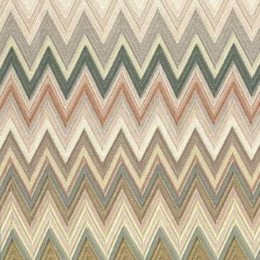 Missoni Home Zig Zag Multicolore - tapetti, vihreä/beige