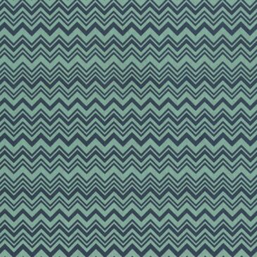 Missoni Home Zig Zag - tapetti, sininen/turkoosi