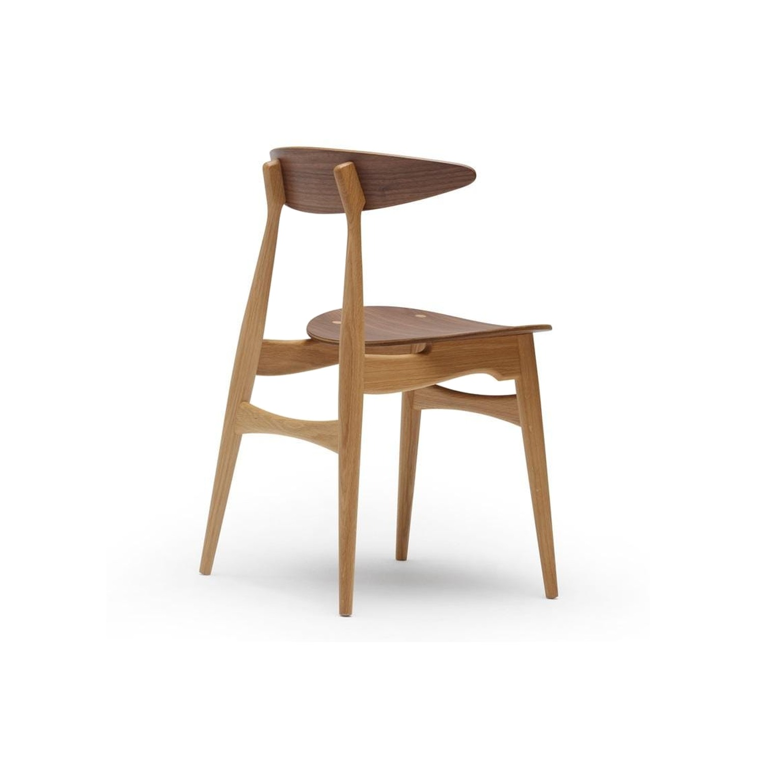 Carl Hansen CH33T chair, oiled oak / oiled walnut