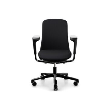 Håg SOFI 7200 -työtuoli, keskikorkea selkänoja, musta