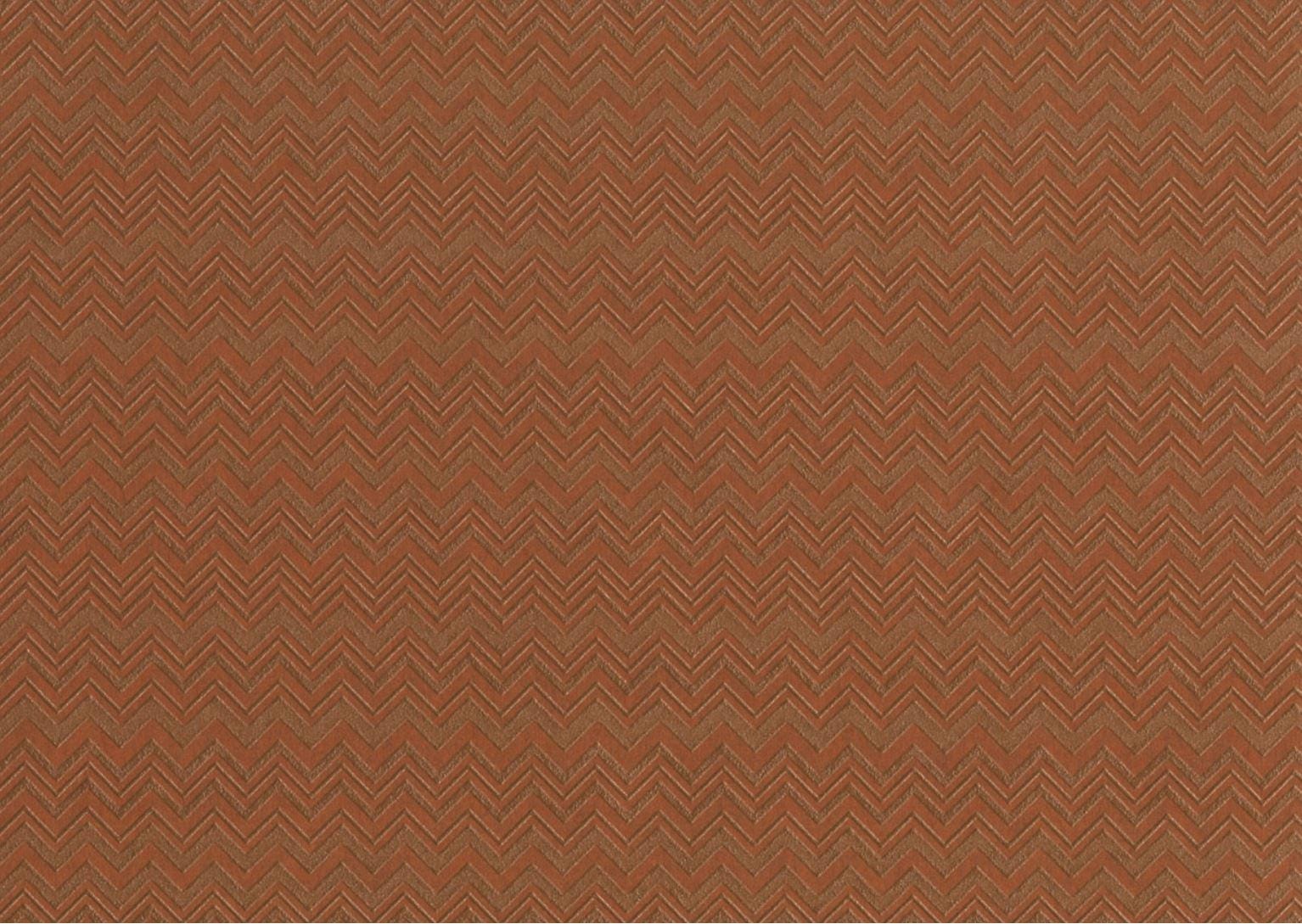 Missoni Home Zig Zag - tapetti, ruskea